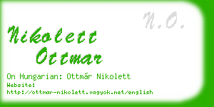 nikolett ottmar business card